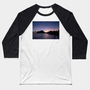 Caribbean Sunset Baseball T-Shirt